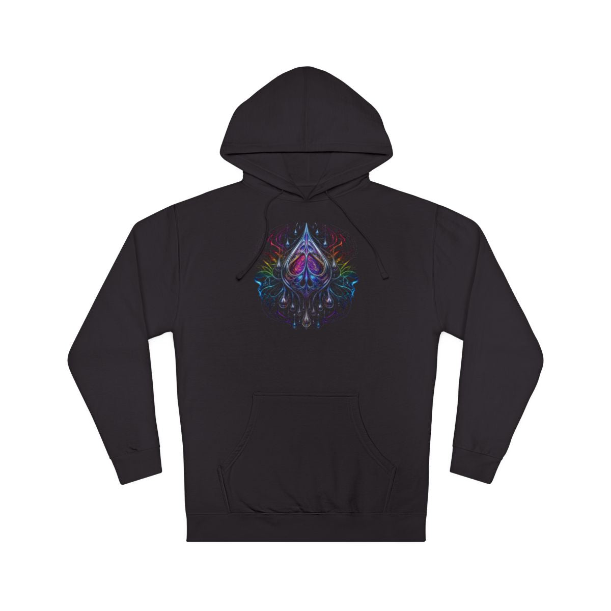 Chrome Anatomy of Rain KOSVYRE hoodie product mockup, front view