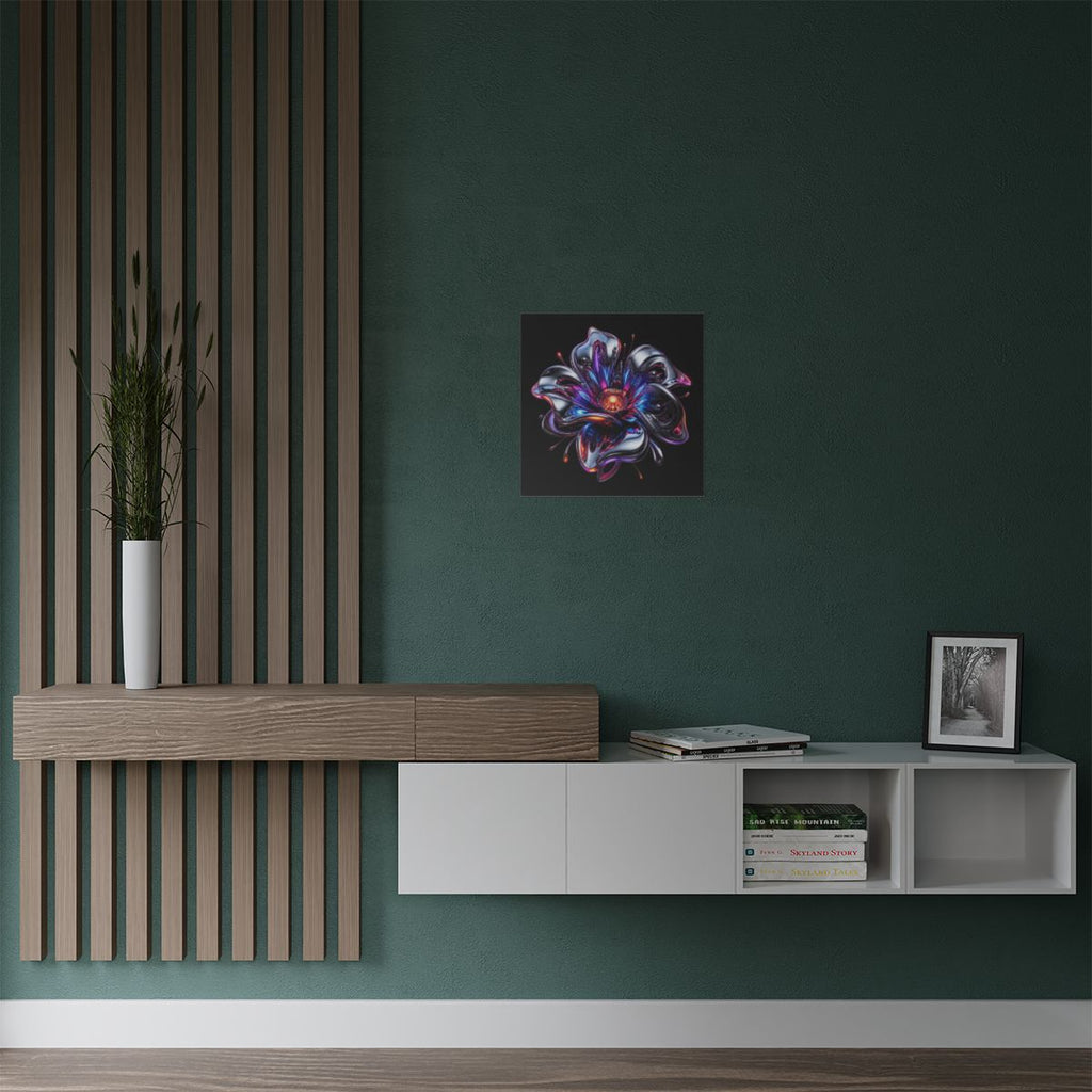 Chrome Bloom Organism KOSVYRE art print product mockup, alternate view