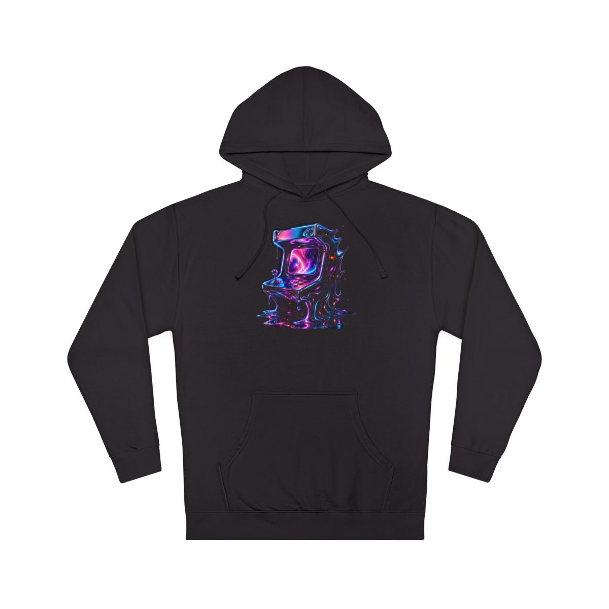 Chrome Memory Arcade KOSVYRE hoodie product mockup, front view