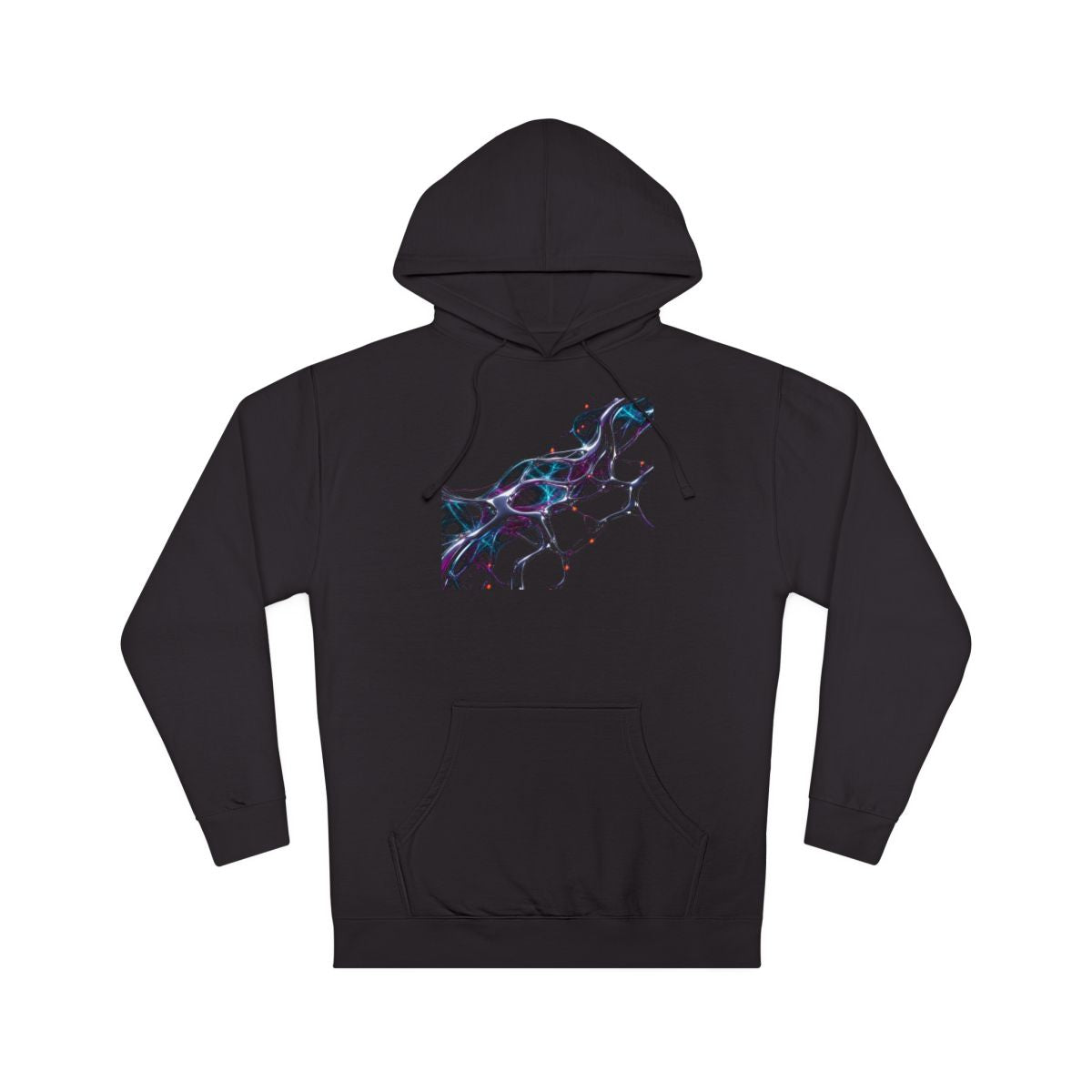 Chrome Root Equation KOSVYRE hoodie product mockup, front view