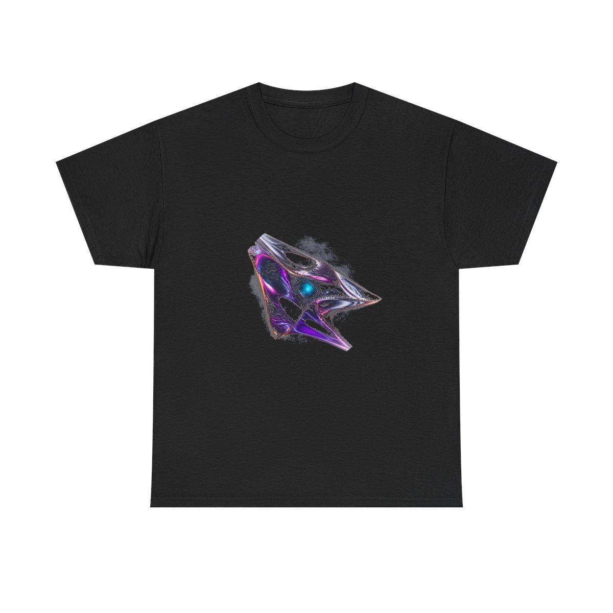 Chrome Suture Kite KOSVYRE graphic tee product mockup, front view