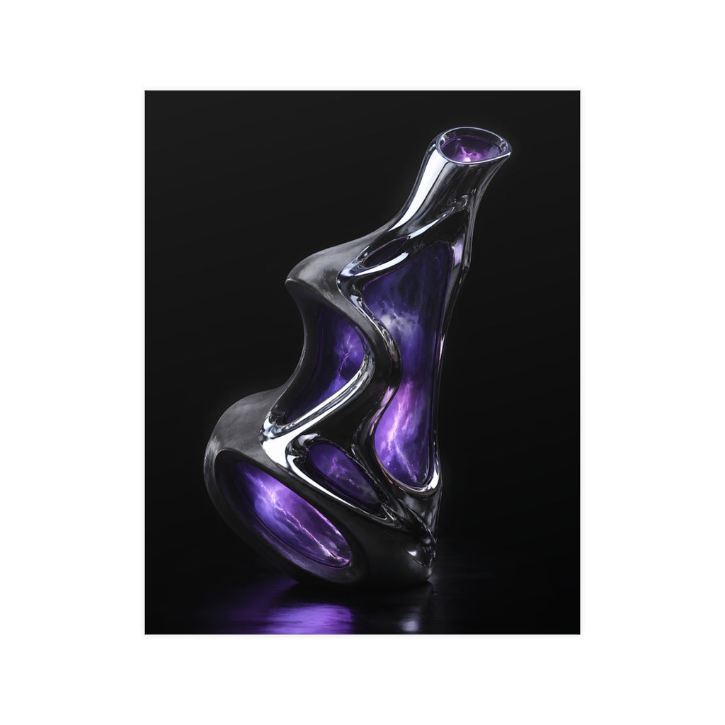 Chrome Vessel Nocturne KOSVYRE poster product mockup, front view