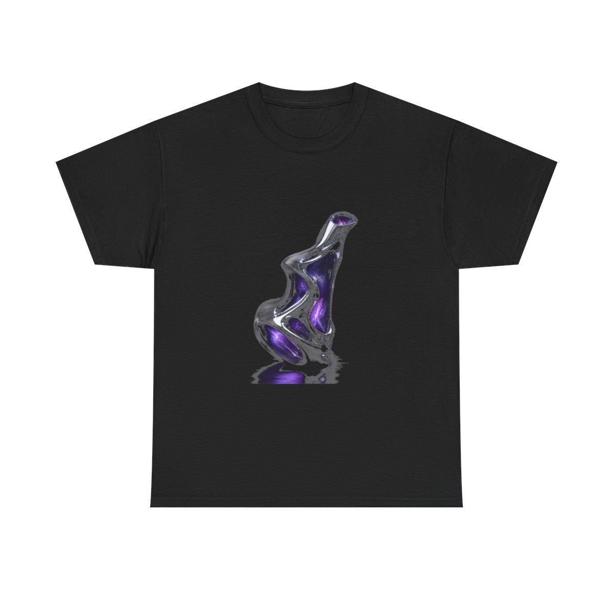 Chrome Vessel Nocturne KOSVYRE graphic tee product mockup, front view