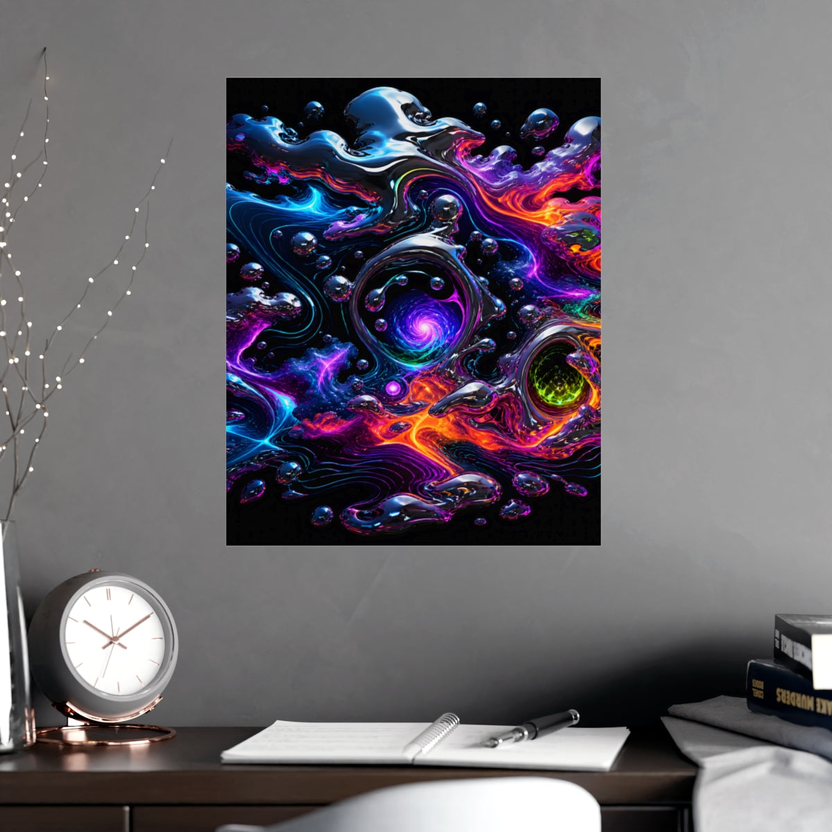 Chrome Weather Veil KOSVYRE poster product mockup, alternate view