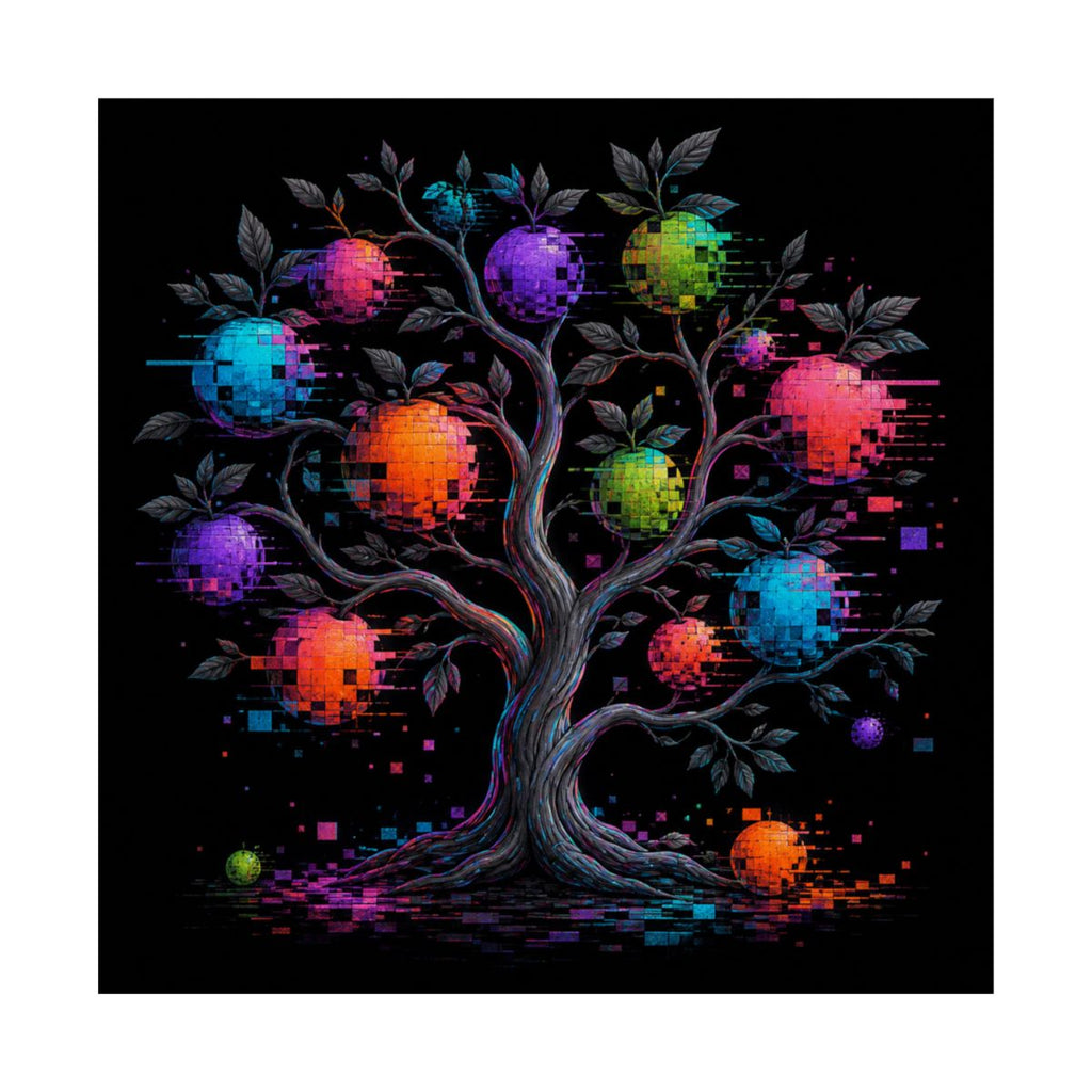Corrupted Orchard KOSVYRE art print product mockup, front view