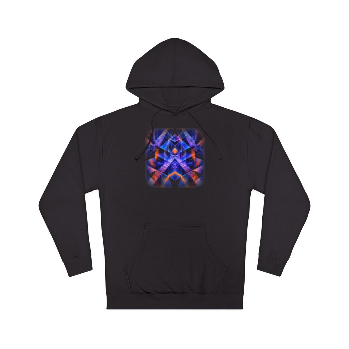 Cyan Monolith Choir KOSVYRE hoodie product mockup, front view