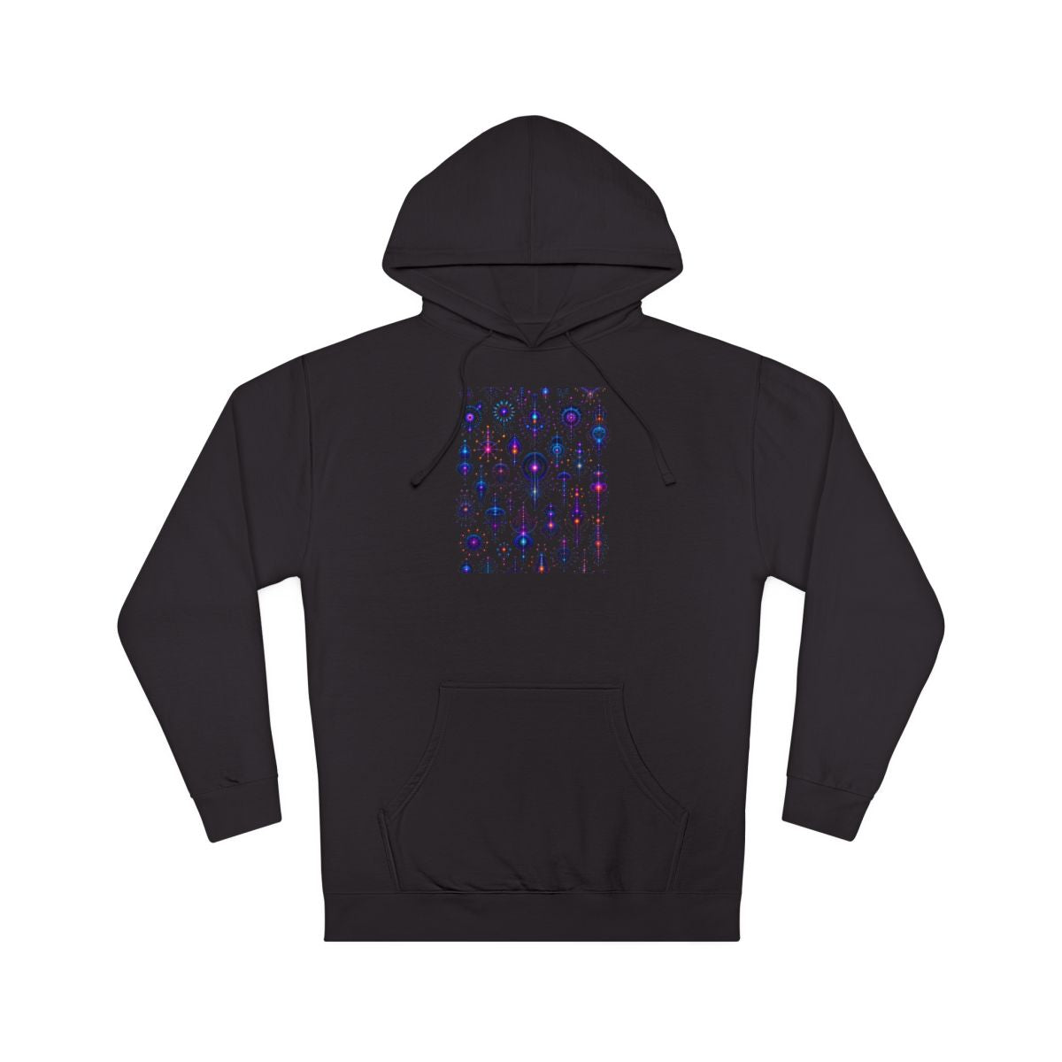 Deep Signal Menagerie KOSVYRE hoodie product mockup, front view