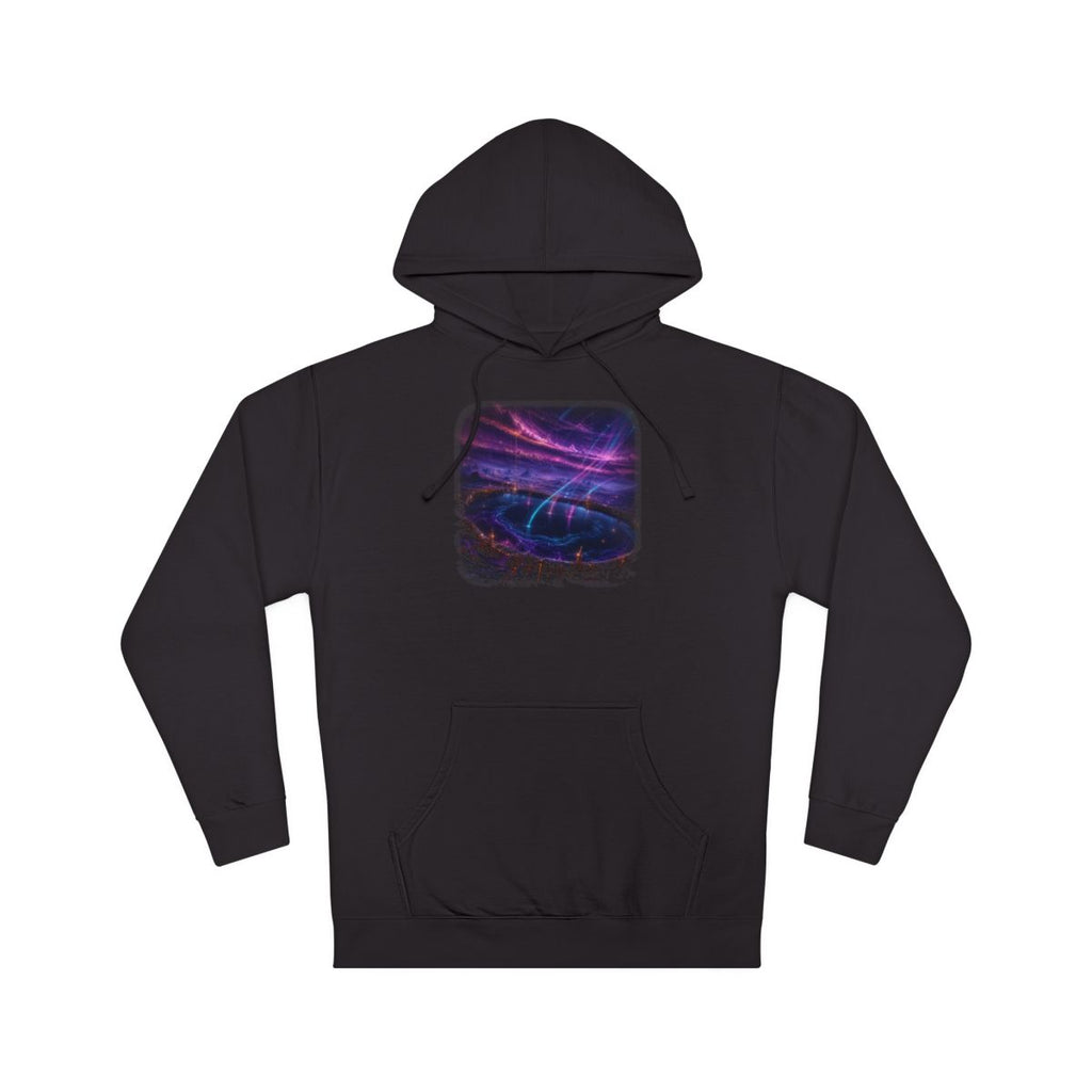 Dusk Relay Basin KOSVYRE hoodie product mockup, front view