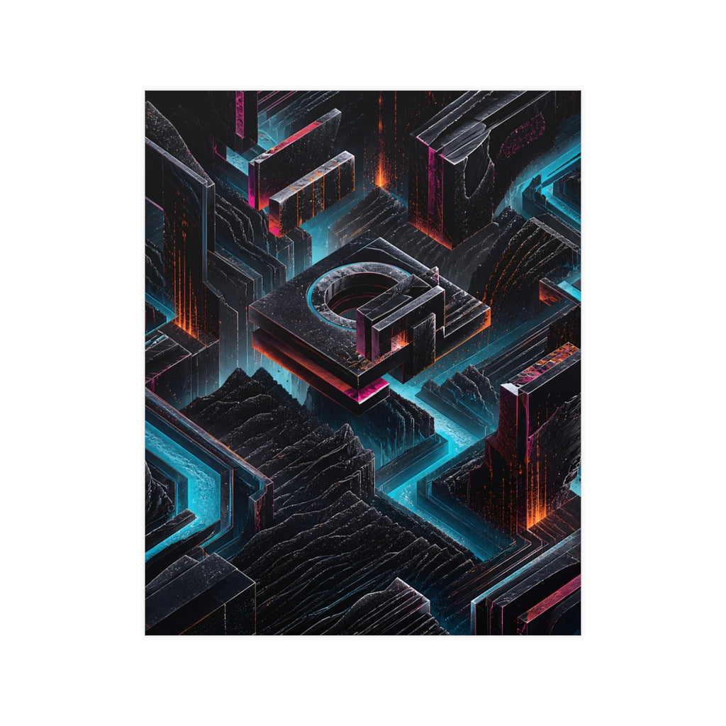 Echoes in the Salt Machine KOSVYRE poster product mockup, front view