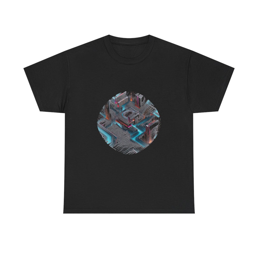 Echoes in the Salt Machine KOSVYRE graphic tee product mockup, front view