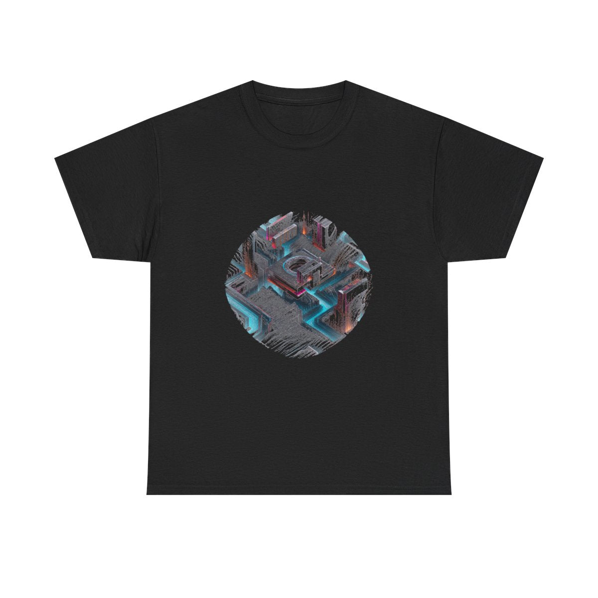 Echoes in the Salt Machine KOSVYRE graphic tee product mockup, front view