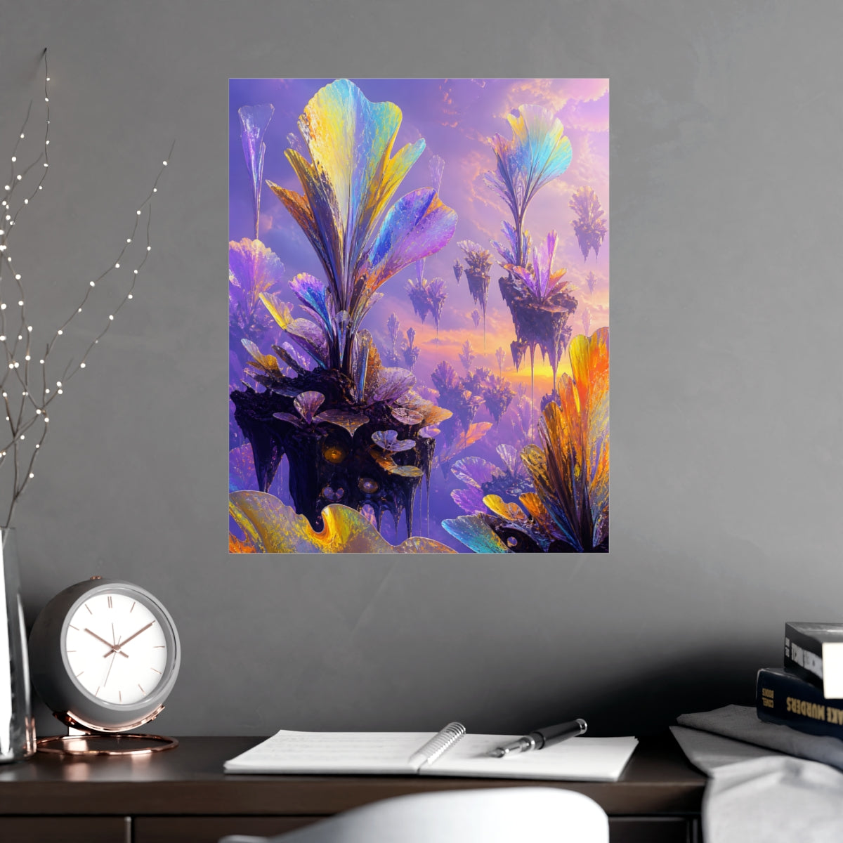 Elsewhere Orchard KOSVYRE poster product mockup, alternate view