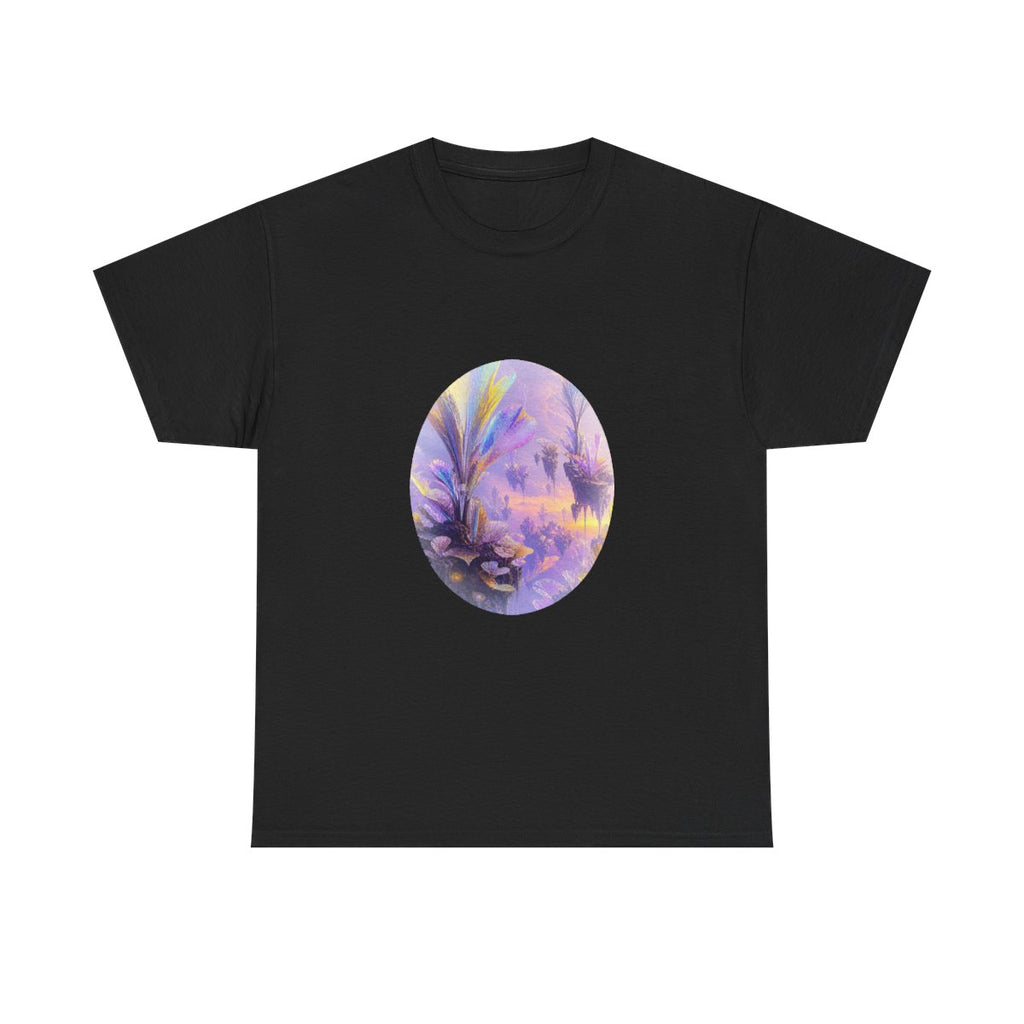 Elsewhere Orchard KOSVYRE graphic tee product mockup, front view