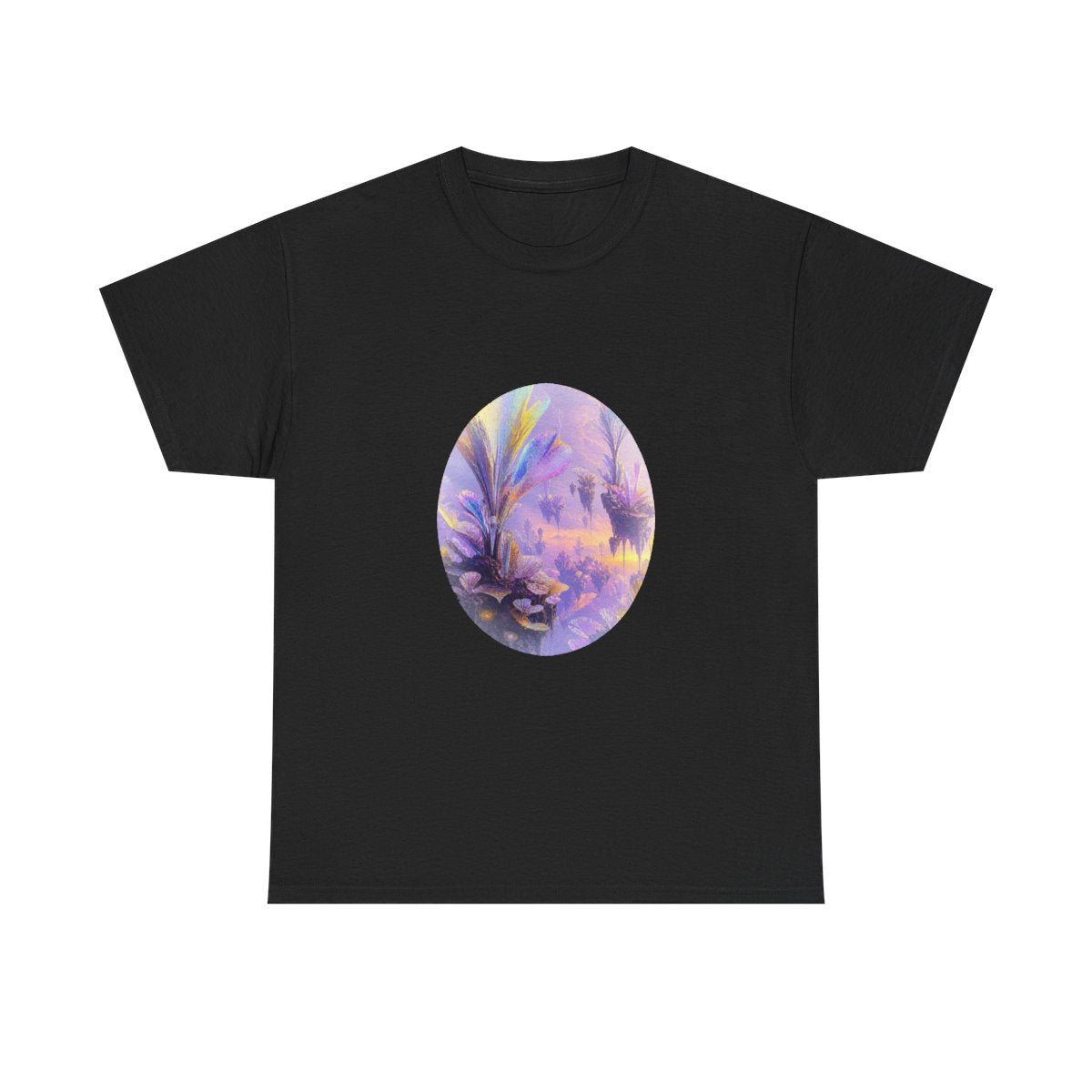 Elsewhere Orchard KOSVYRE graphic tee product mockup, front view