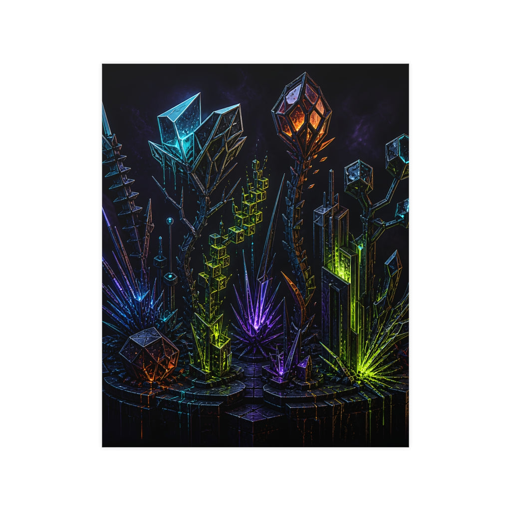 Entropy Garden KOSVYRE poster product mockup, front view