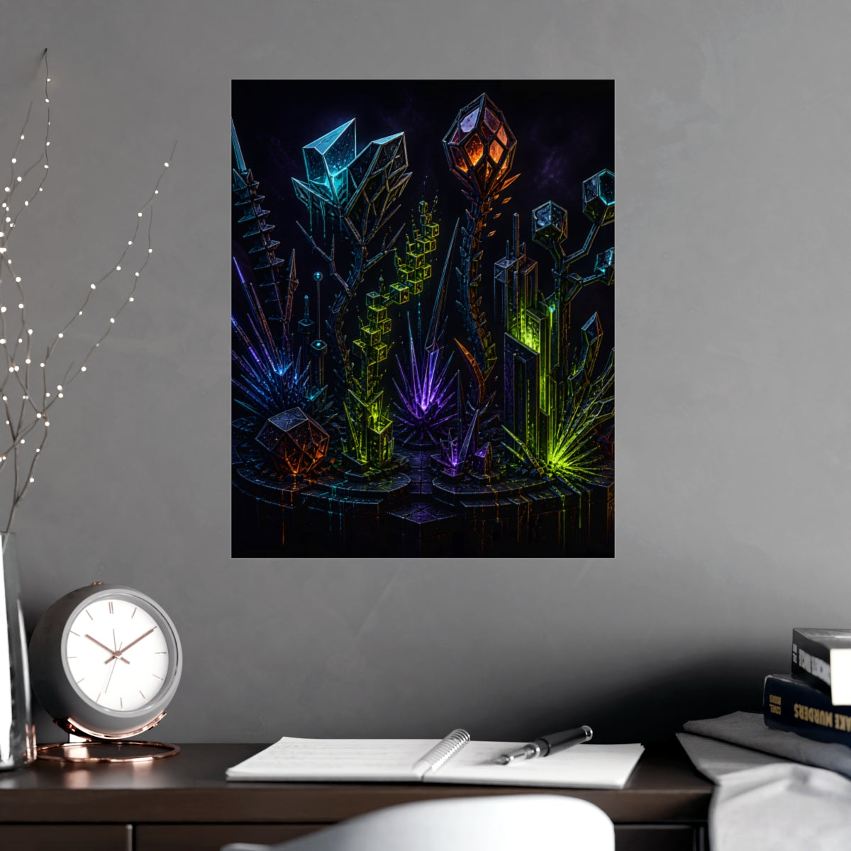 Entropy Garden KOSVYRE poster product mockup, alternate view