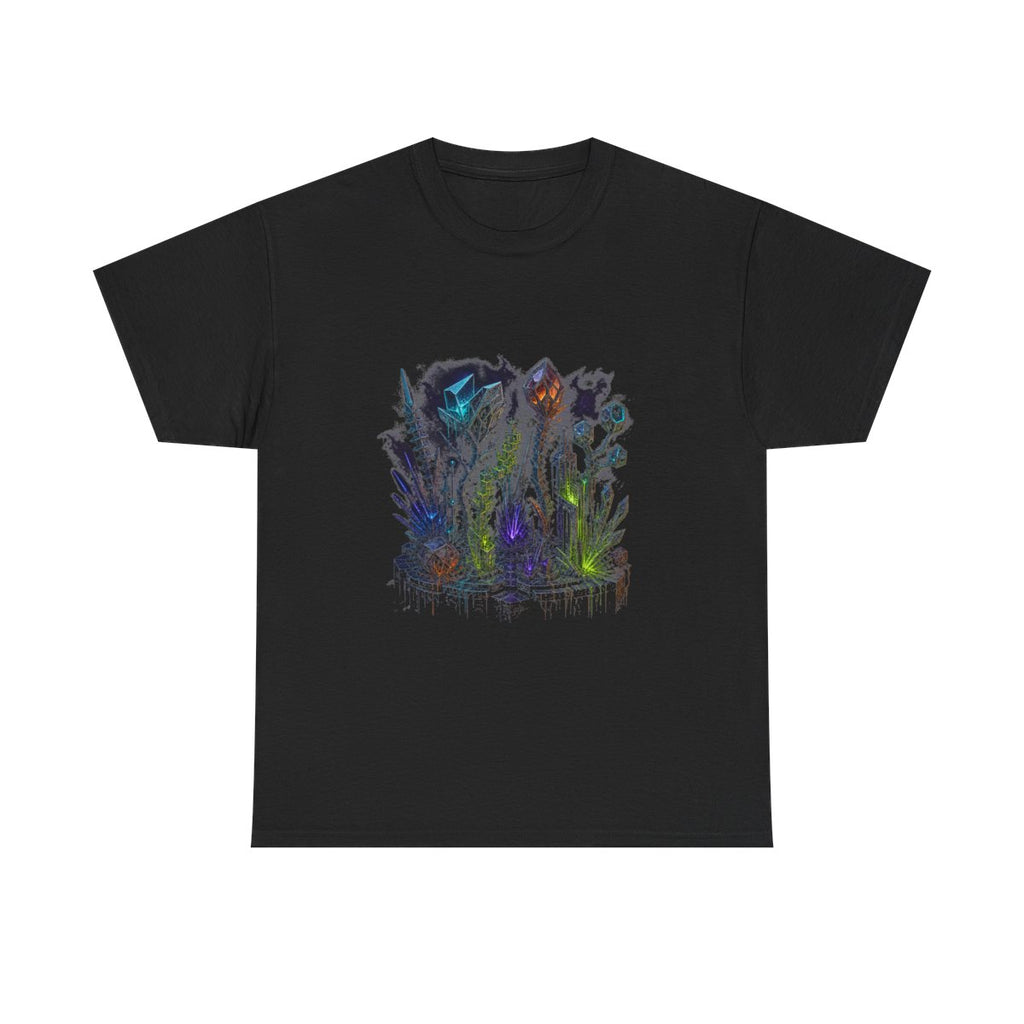 Entropy Garden KOSVYRE graphic tee product mockup, front view