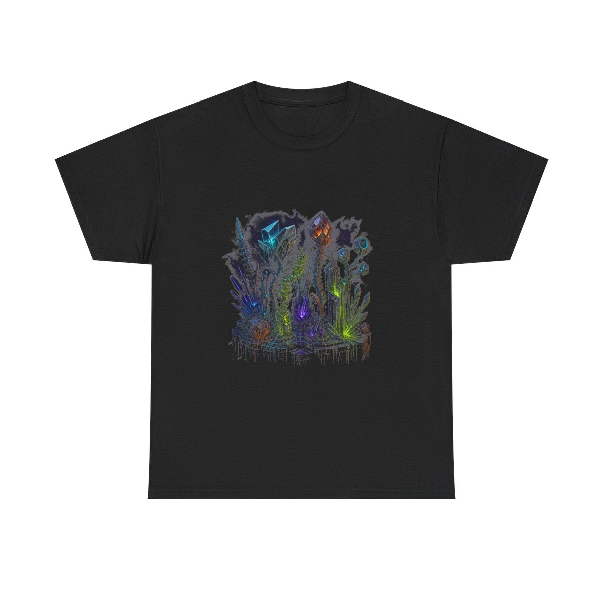 Entropy Garden KOSVYRE graphic tee product mockup, front view