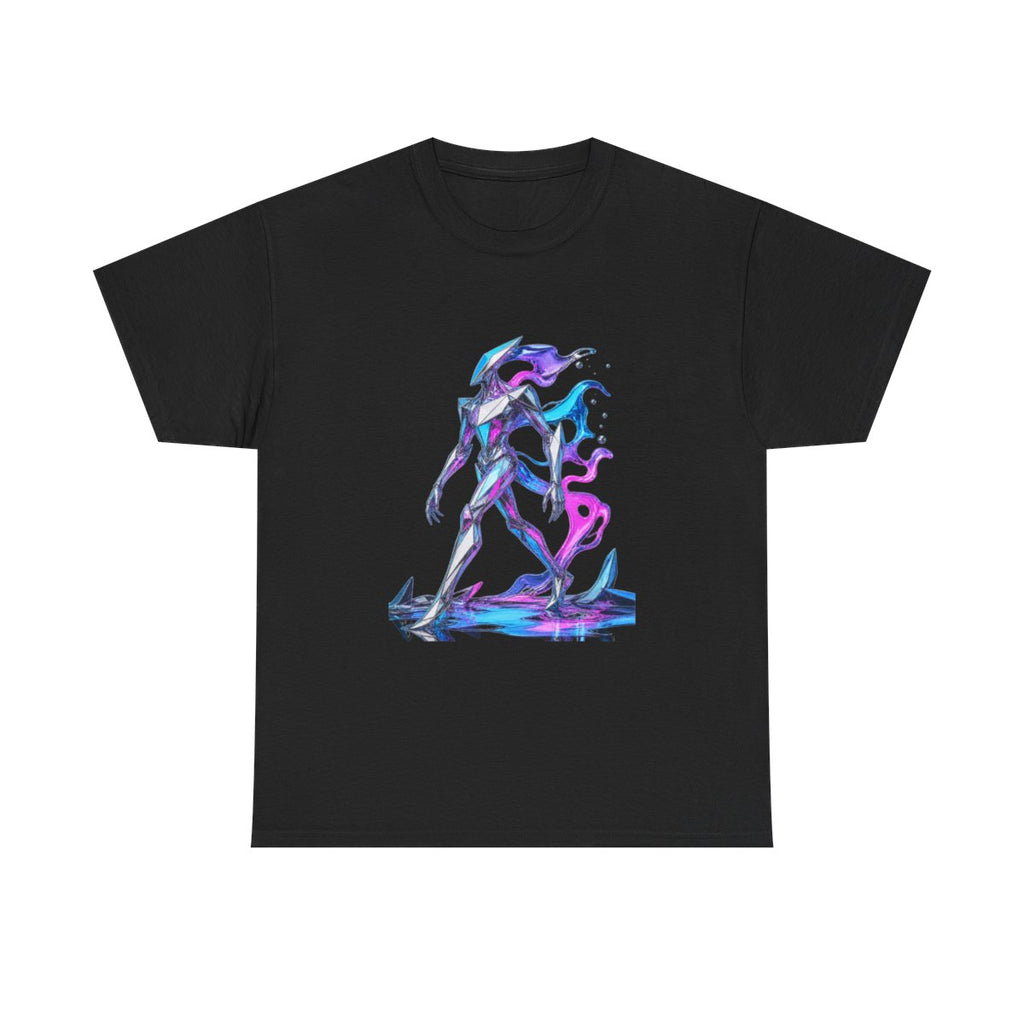 Faceted Tide Walker KOSVYRE graphic tee product mockup, front view