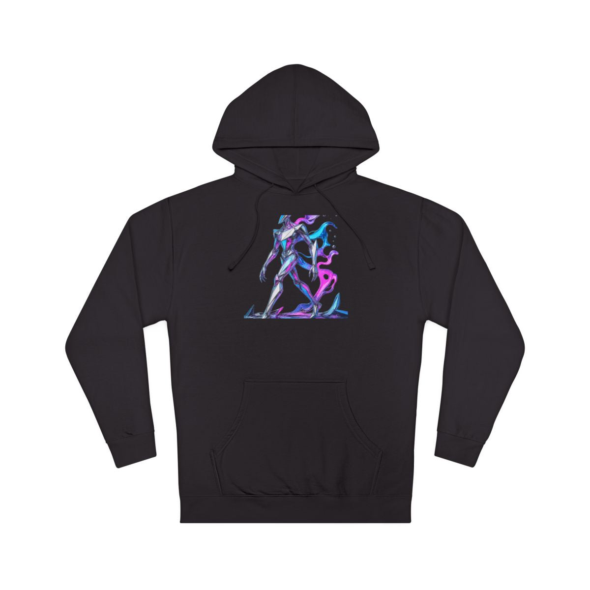 Faceted Tide Walker KOSVYRE hoodie product mockup, front view