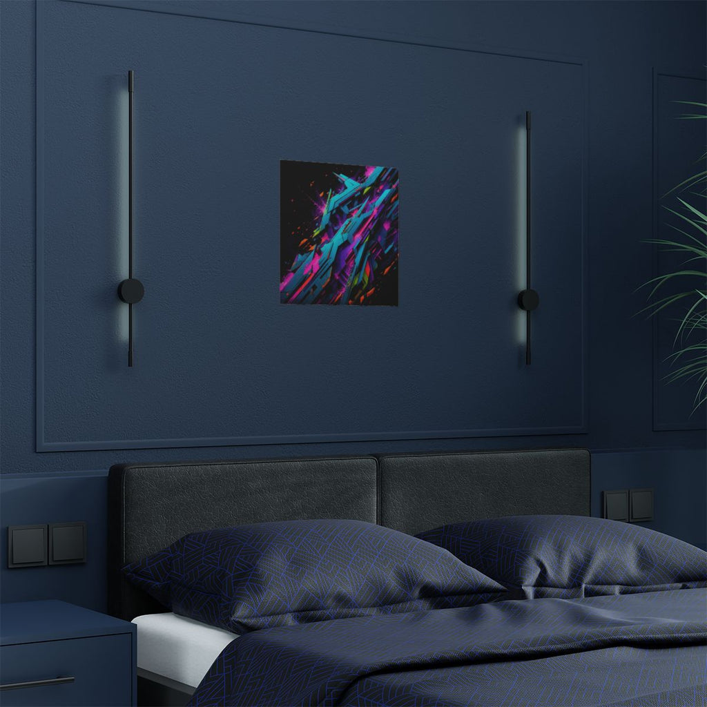 Feral Geometry Index KOSVYRE art print product mockup, detail view