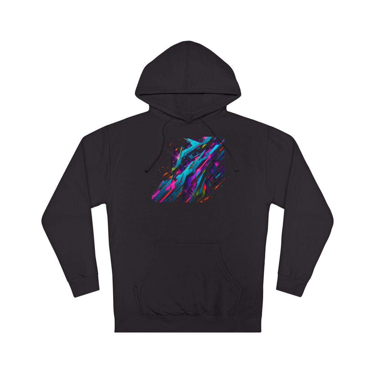 Feral Geometry Index KOSVYRE hoodie product mockup, front view