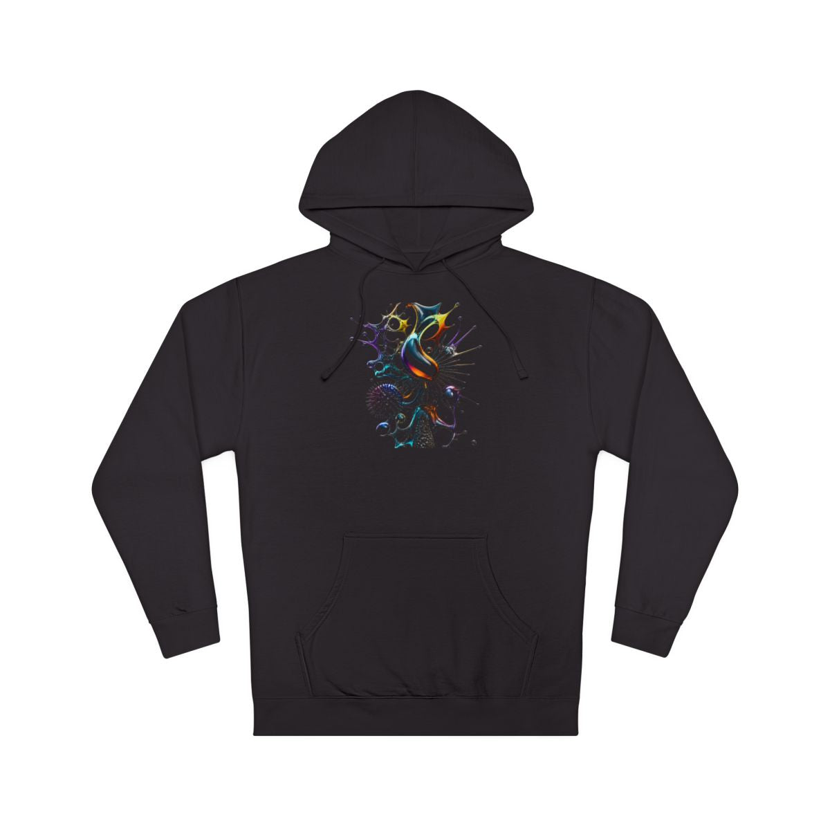 Ferrofluid Menagerie KOSVYRE hoodie product mockup, front view
