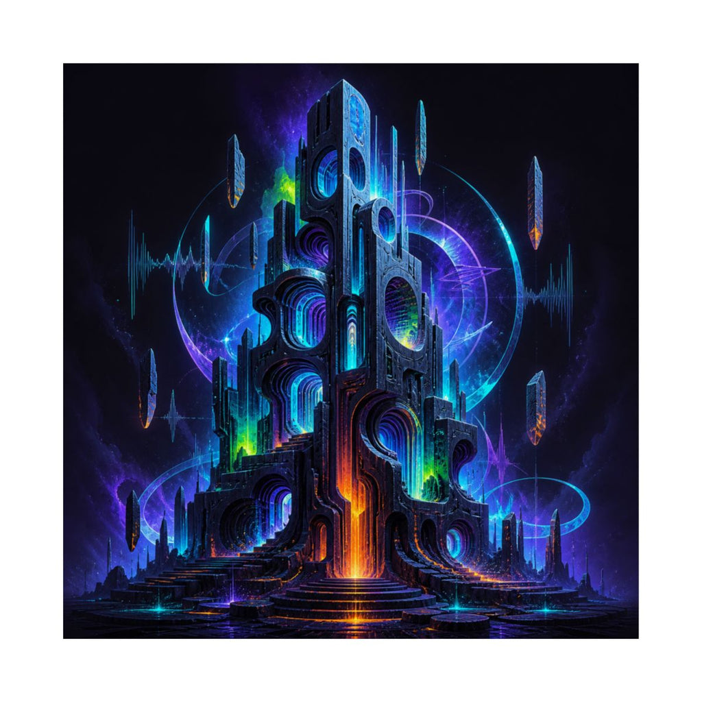 Flux Reliquary KOSVYRE art print product mockup, front view