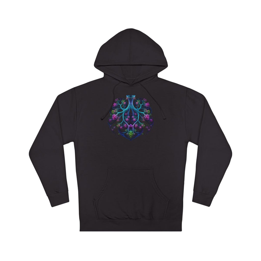 Fractal Lung Garden KOSVYRE hoodie product mockup, front view