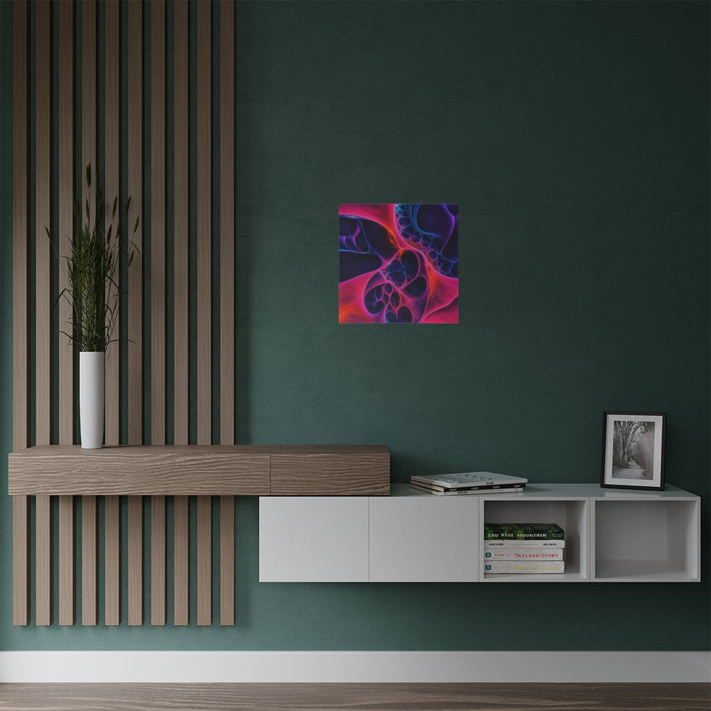 Fractal Velvet Relay KOSVYRE art print product mockup, alternate view