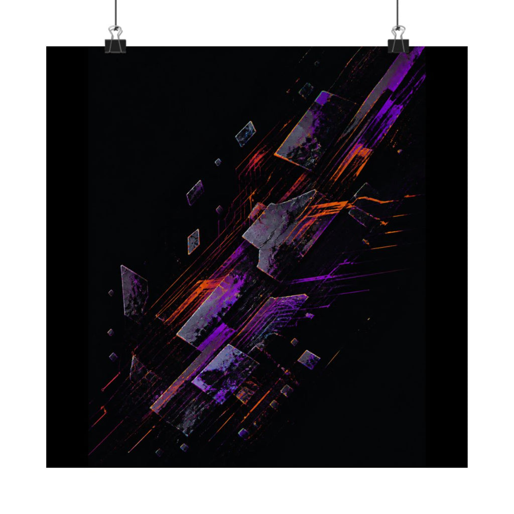 Ghost Circuit Parade KOSVYRE art print product mockup, alternate front view