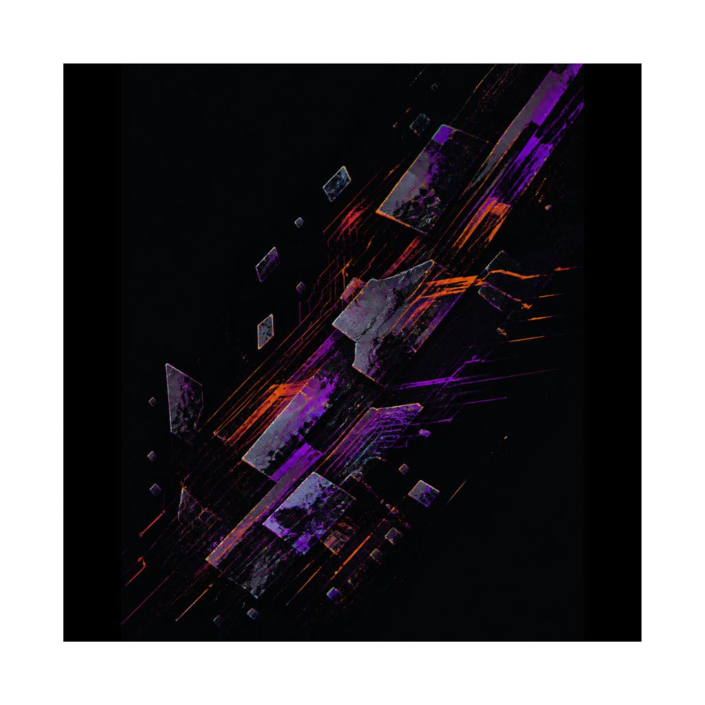 Ghost Circuit Parade KOSVYRE art print product mockup, front view