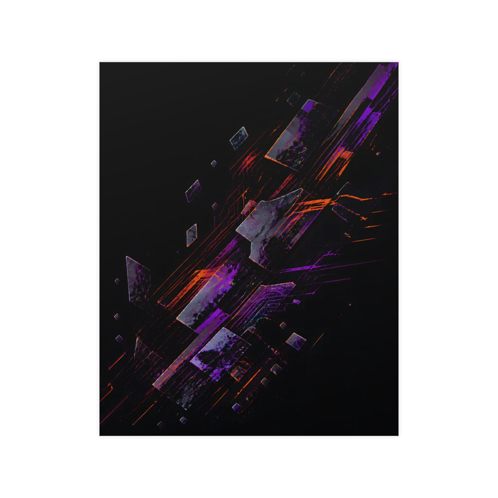 Ghost Circuit Parade KOSVYRE poster product mockup, front view