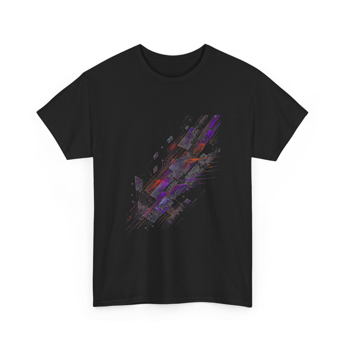 Ghost Circuit Parade KOSVYRE graphic tee product mockup, alternate front view