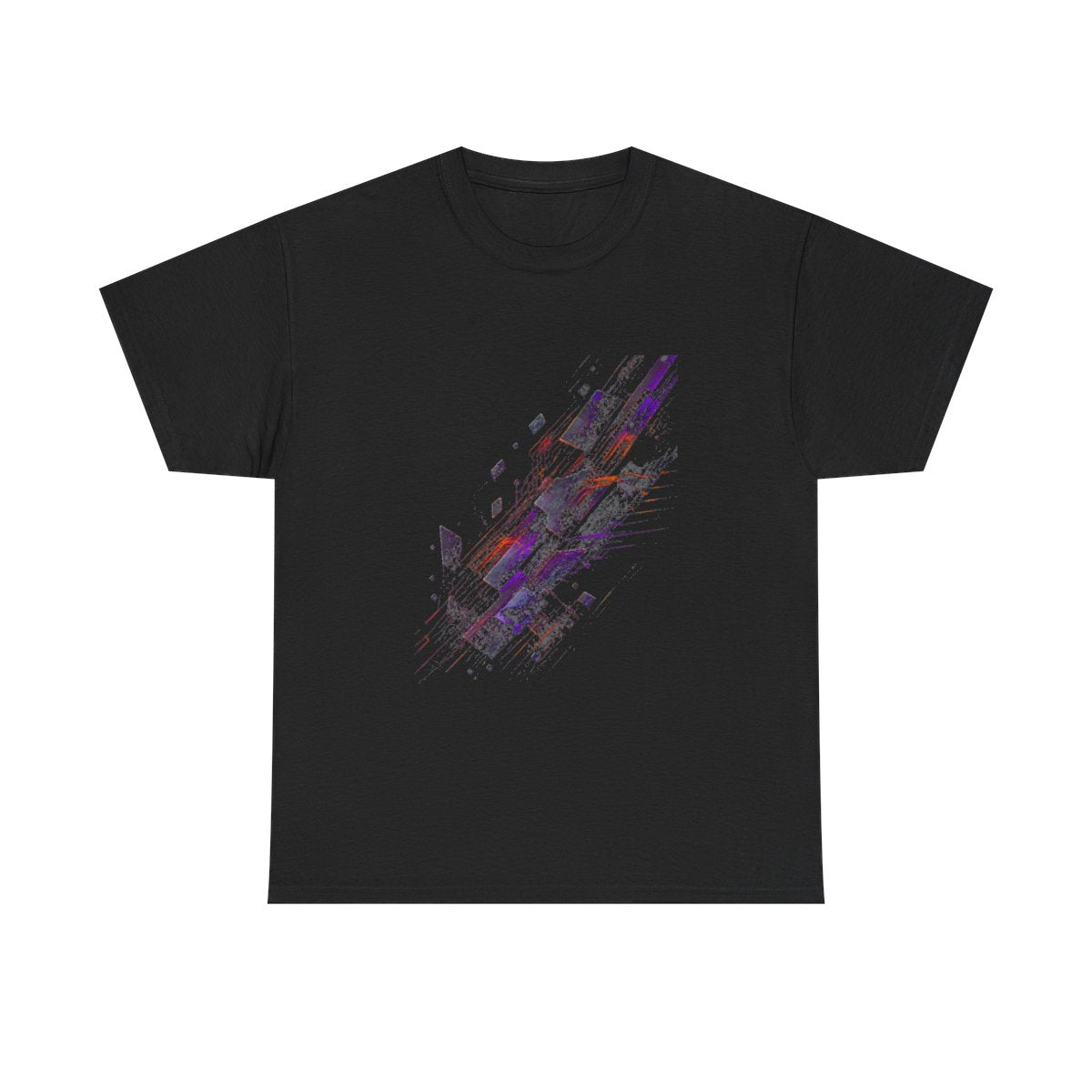Ghost Circuit Parade KOSVYRE graphic tee product mockup, front view