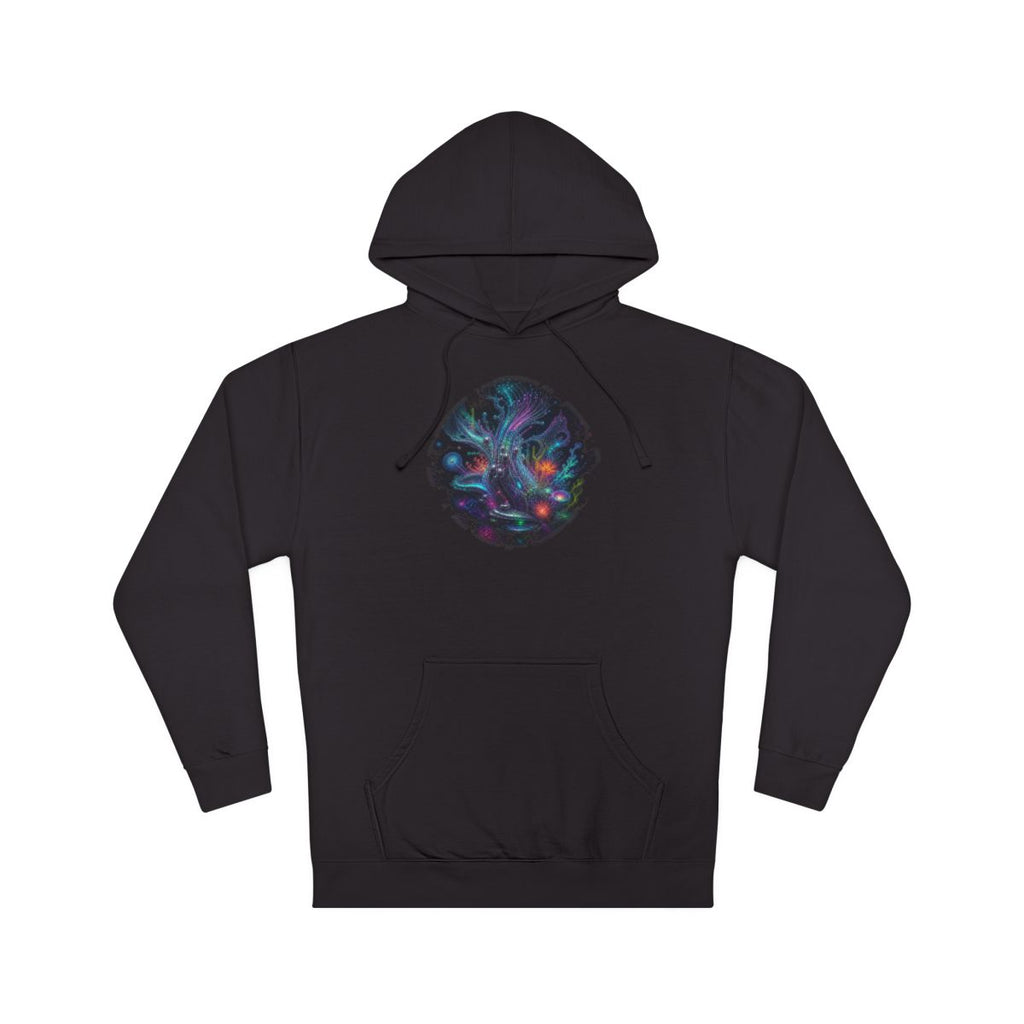 Ghost Circuit Reef KOSVYRE hoodie product mockup, front view