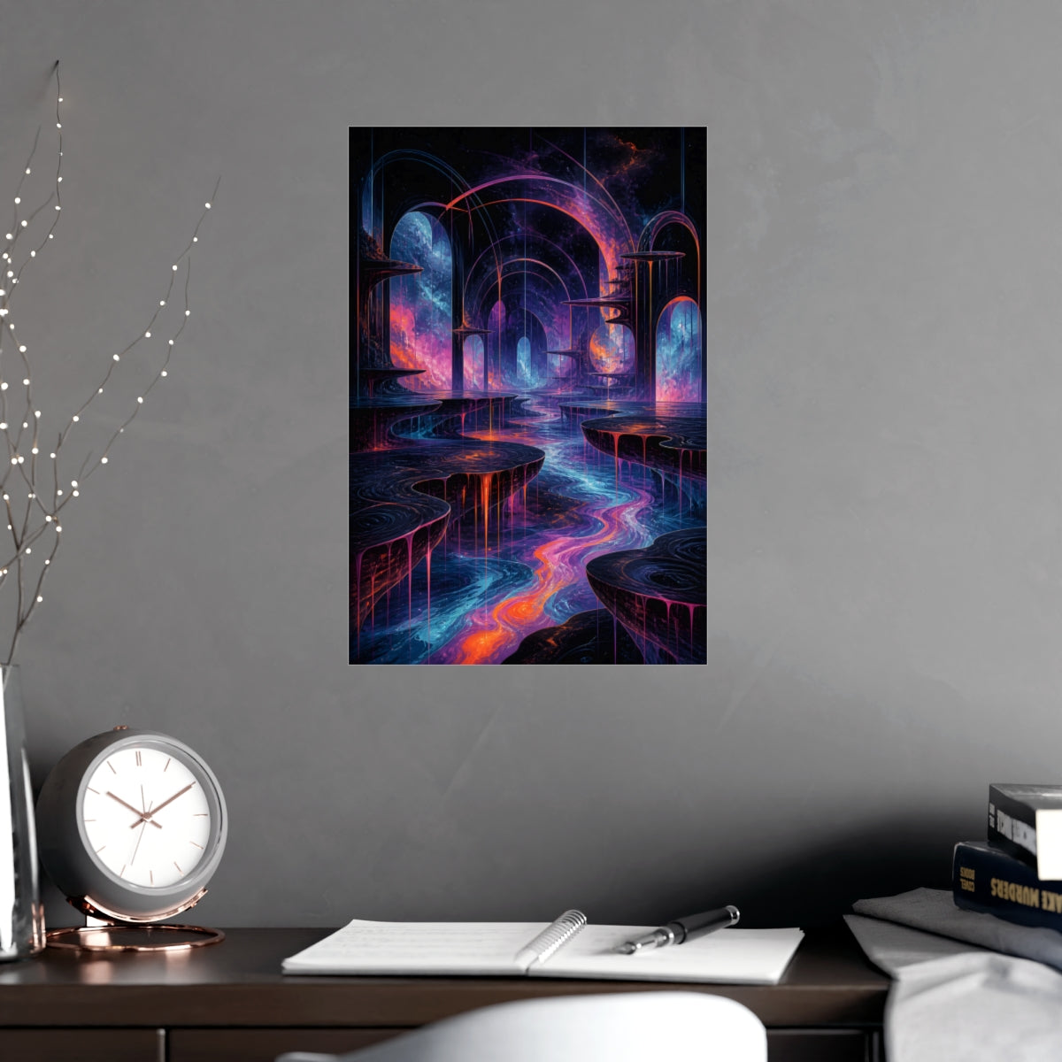 Ghost Relay Basin KOSVYRE poster product mockup, alternate view