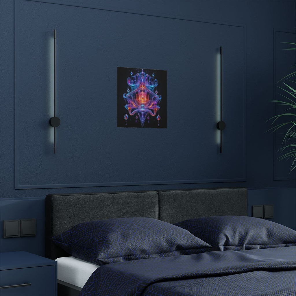 Glass Current Reliquary KOSVYRE art print product mockup, detail view