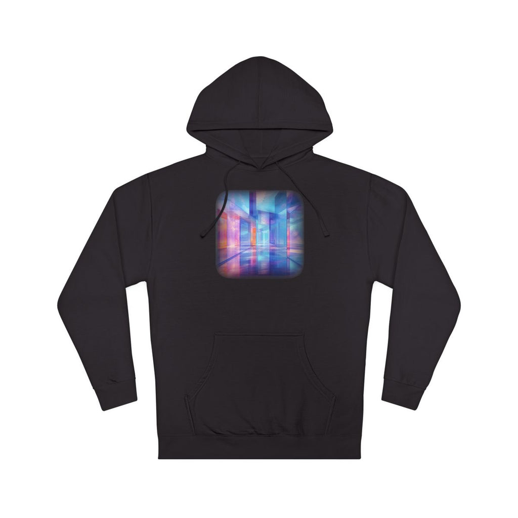 Glass Memory Corridor KOSVYRE hoodie product mockup, front view