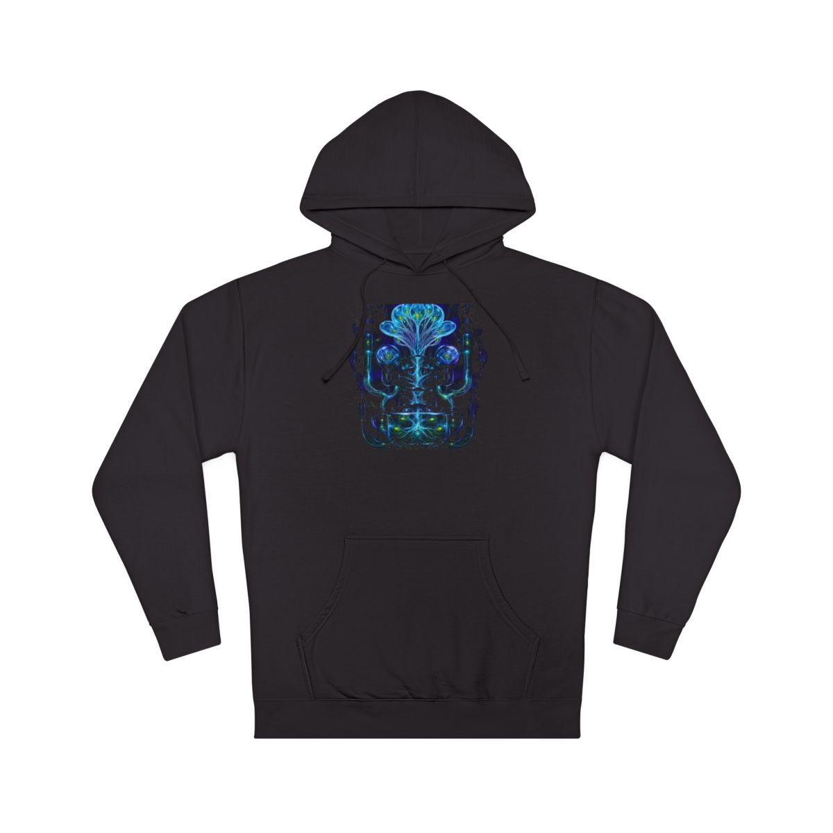 Glassroot Engine KOSVYRE hoodie product mockup, front view