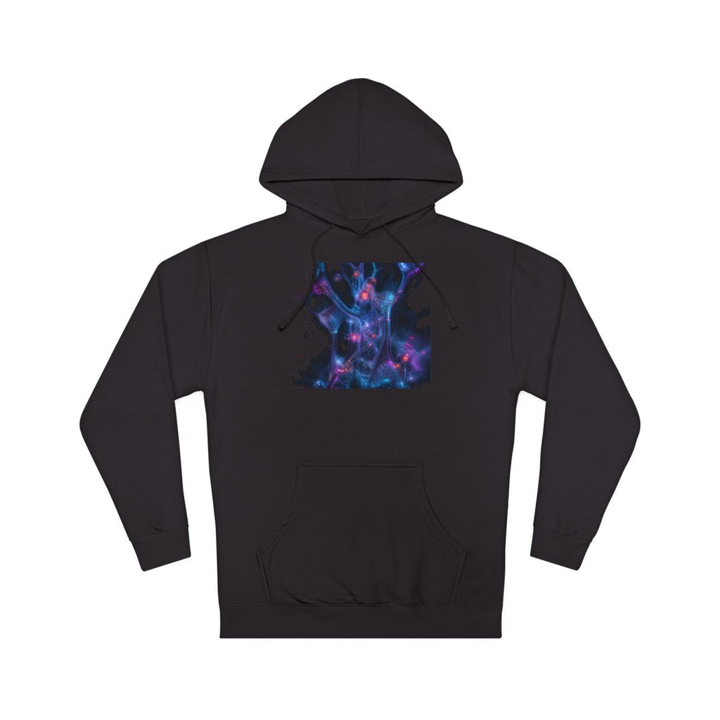 Glassroot Weather KOSVYRE hoodie product mockup, front view