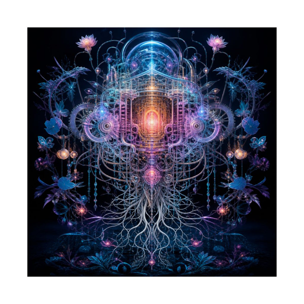 Gossamer Engine KOSVYRE art print product mockup, front view