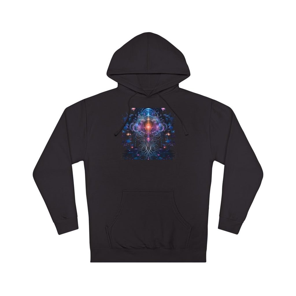 Gossamer Engine KOSVYRE hoodie product mockup, front view
