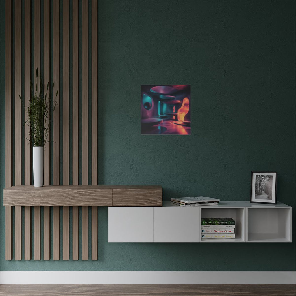 Hollow Signal Apartment KOSVYRE art print product mockup, alternate view