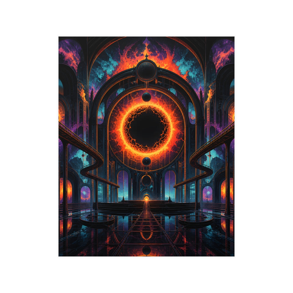 Hollow Sun Terminal KOSVYRE poster product mockup, front view
