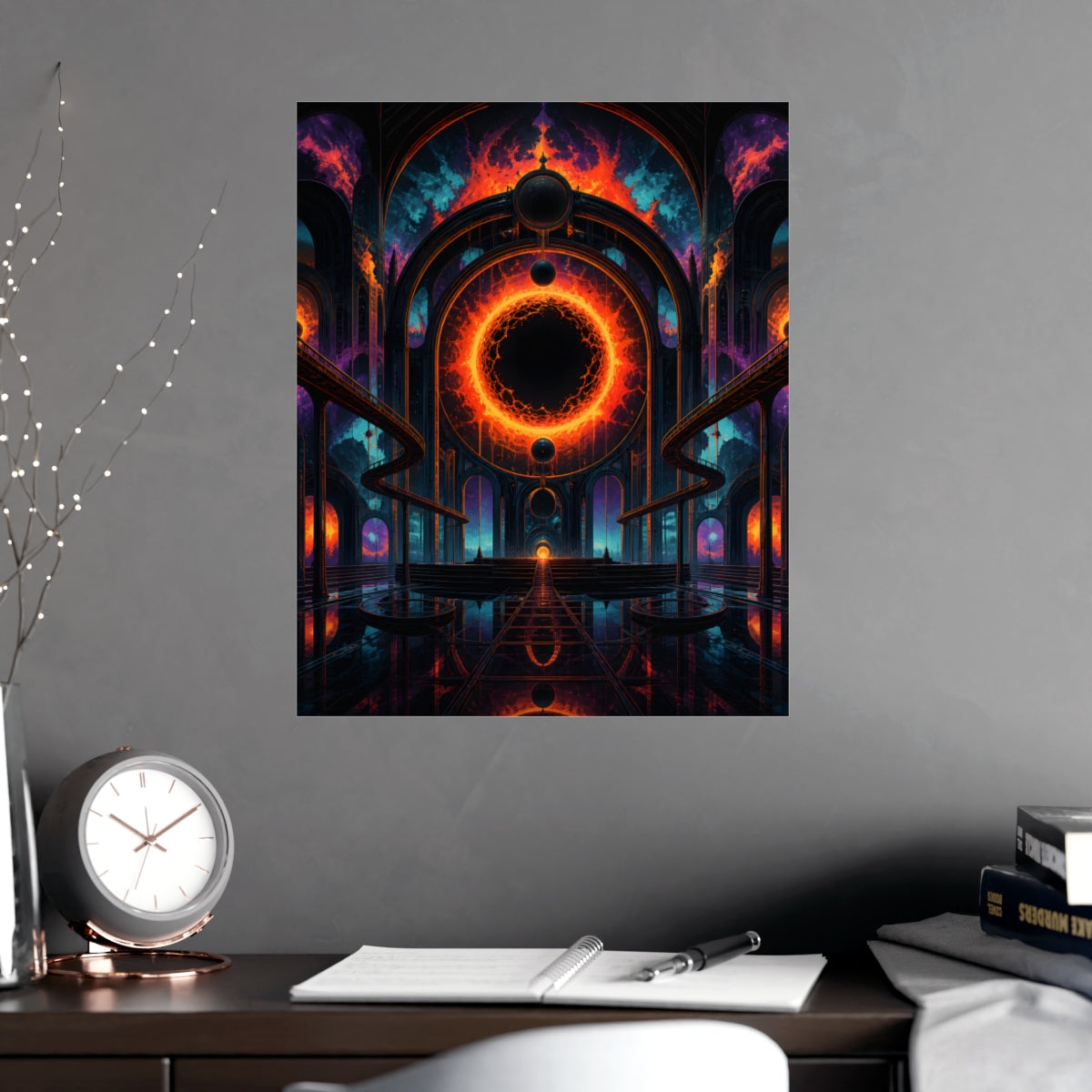 Hollow Sun Terminal KOSVYRE poster product mockup, alternate view