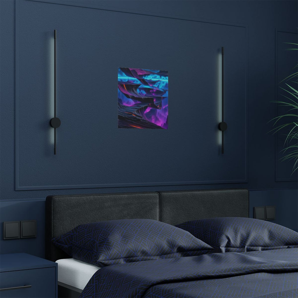 Horizon Fold Array KOSVYRE art print product mockup, detail view