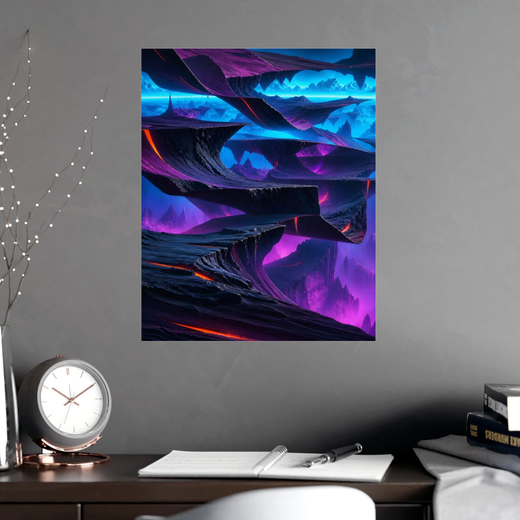 Horizon Fold Array KOSVYRE poster product mockup, alternate view