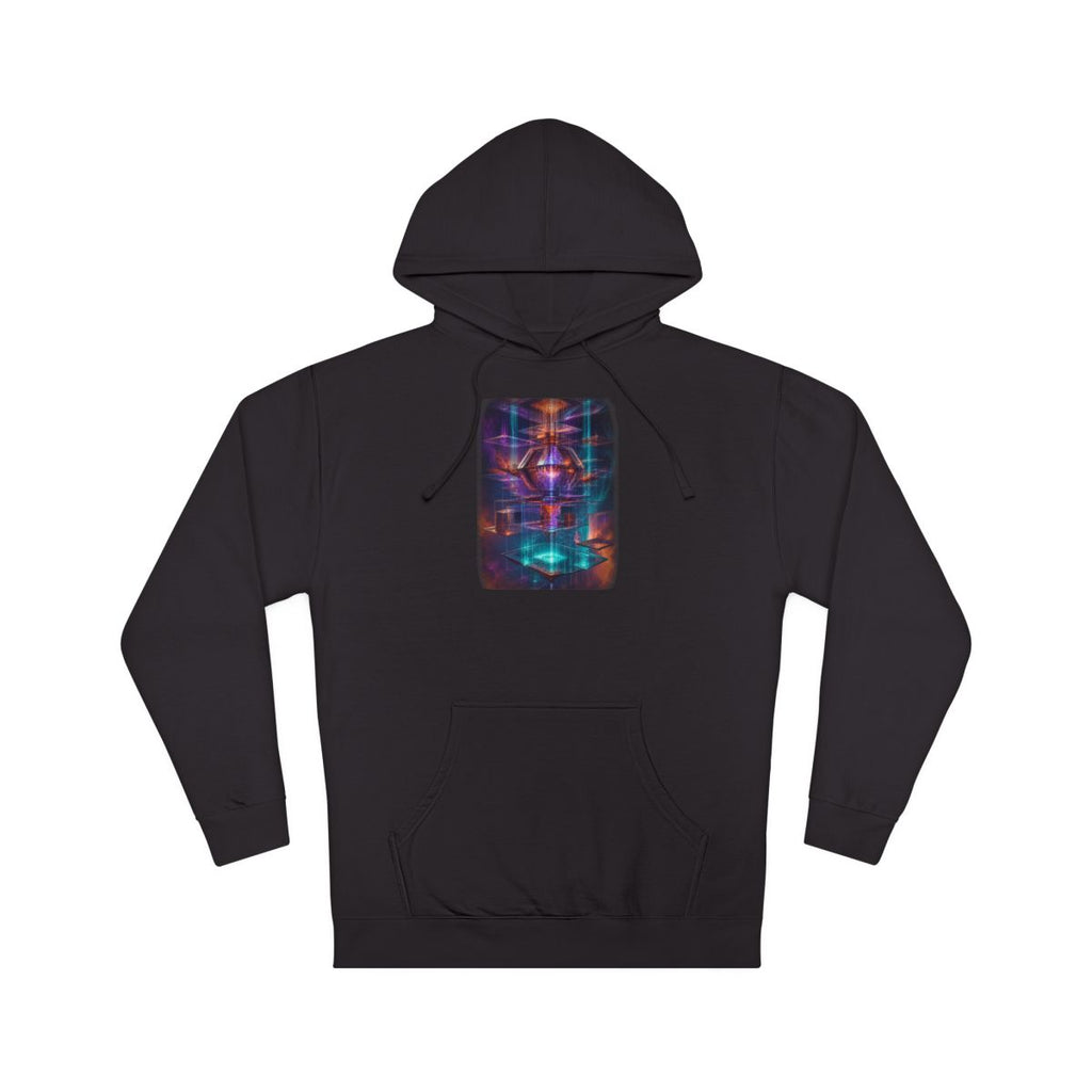 Impossible Rain Processor KOSVYRE hoodie product mockup, front view