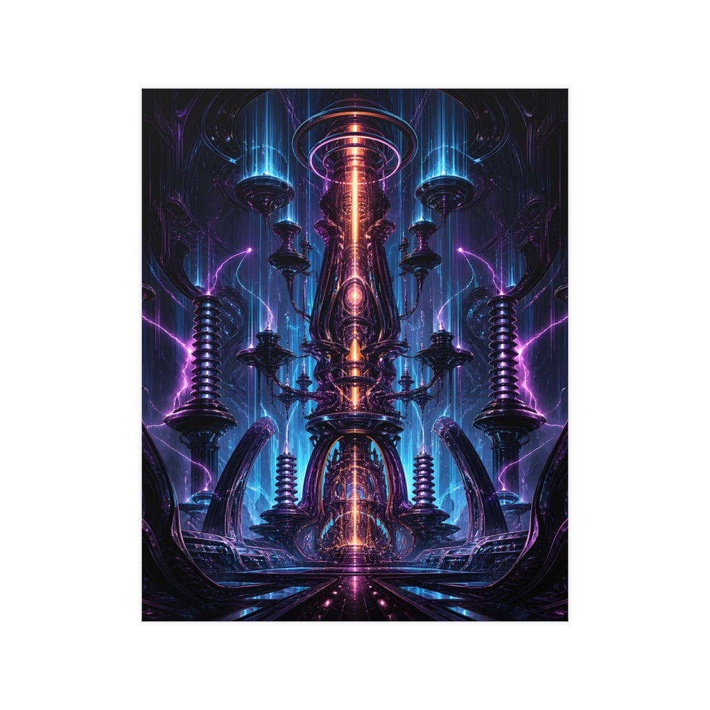 Ion Cathedral KOSVYRE poster product mockup, front view